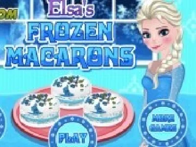 elsa frozen gateste macarons