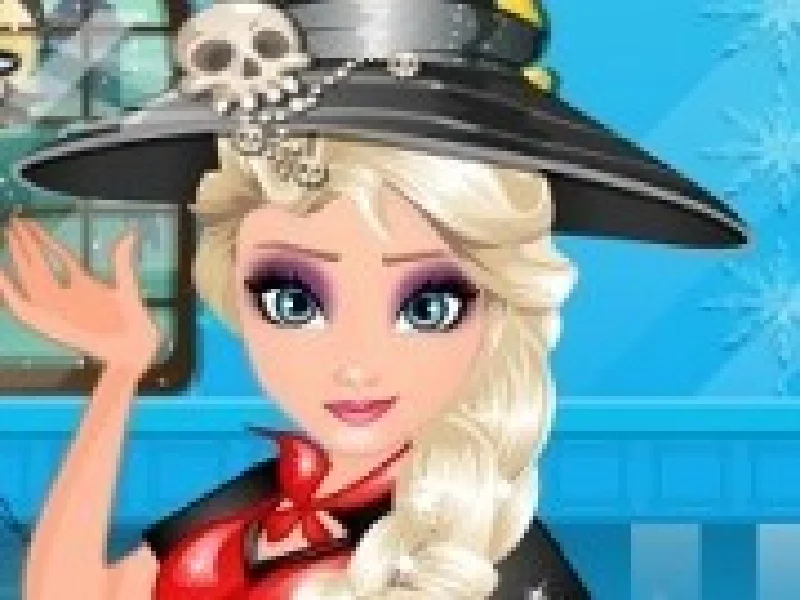 elsa machiaj si costume de halloween