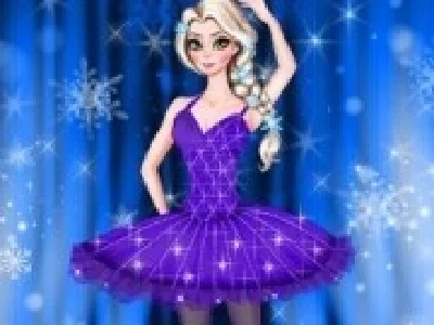 elsa printesa balerina din regatul de gheata
