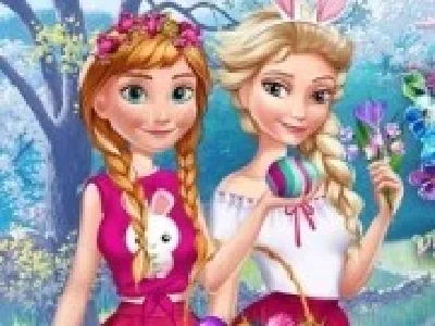 elsa si anna distractie de paste