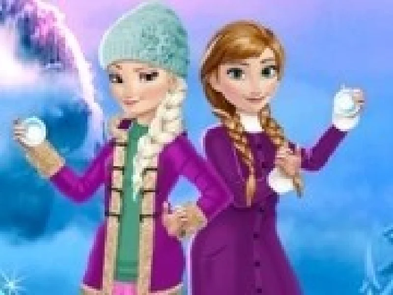 elsa si anna in vacanta de iarna