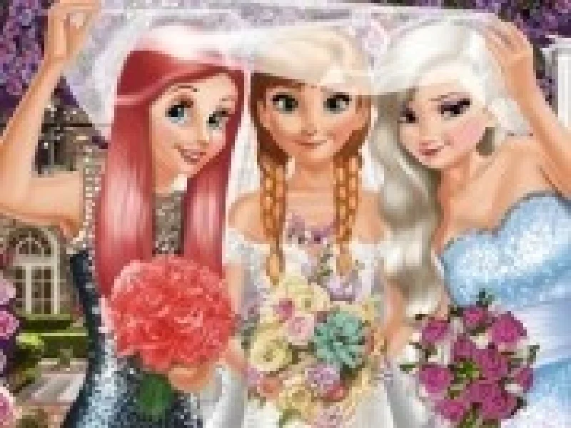 elsa si anna printese fotomodel de mireasa