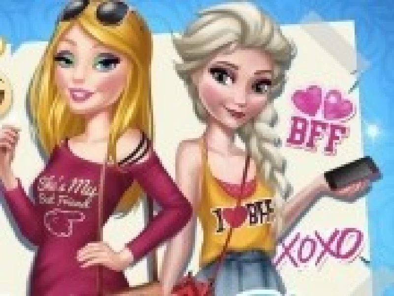 elsa si barbie prietene bune