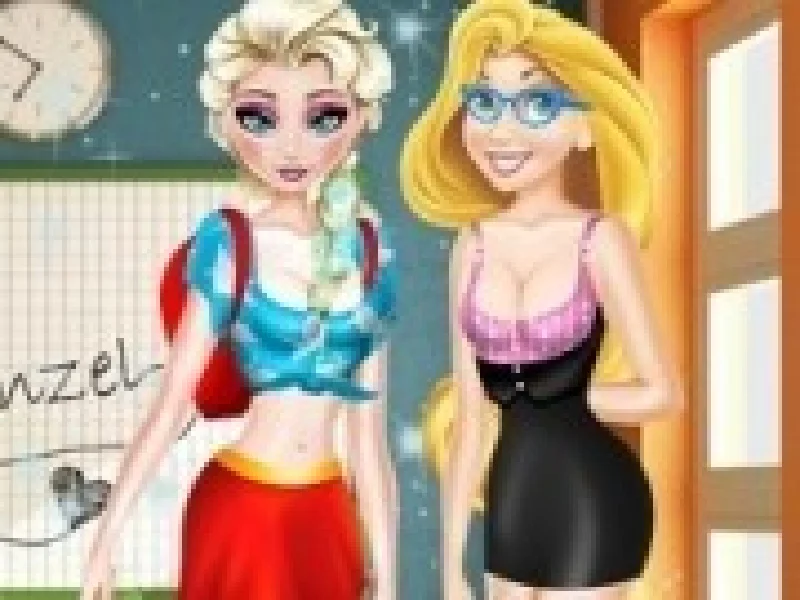 elsa si rapunzel costumatii tari de scoala