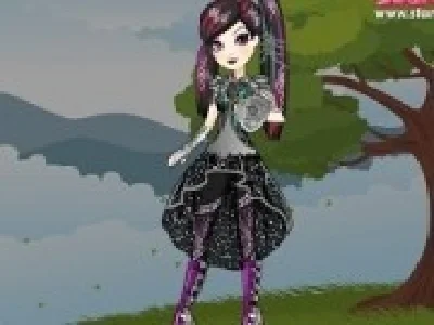 ever after high cu raven queen in moda dragon