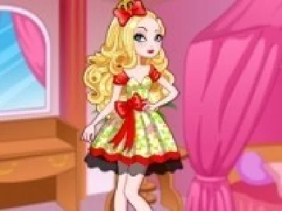 ever after high de imbracat apple white
