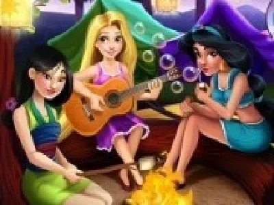 fetele disney in padure