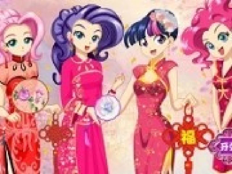 fetele equestria in stilul animee