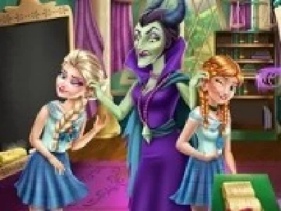 fetele frozen la scoala disney