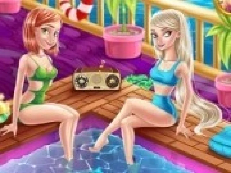 fetele frozen la spa si piscina