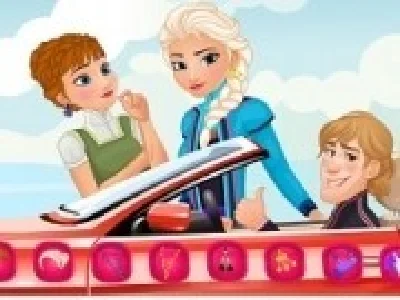 fetele frozen si kristoff haine de calatorie