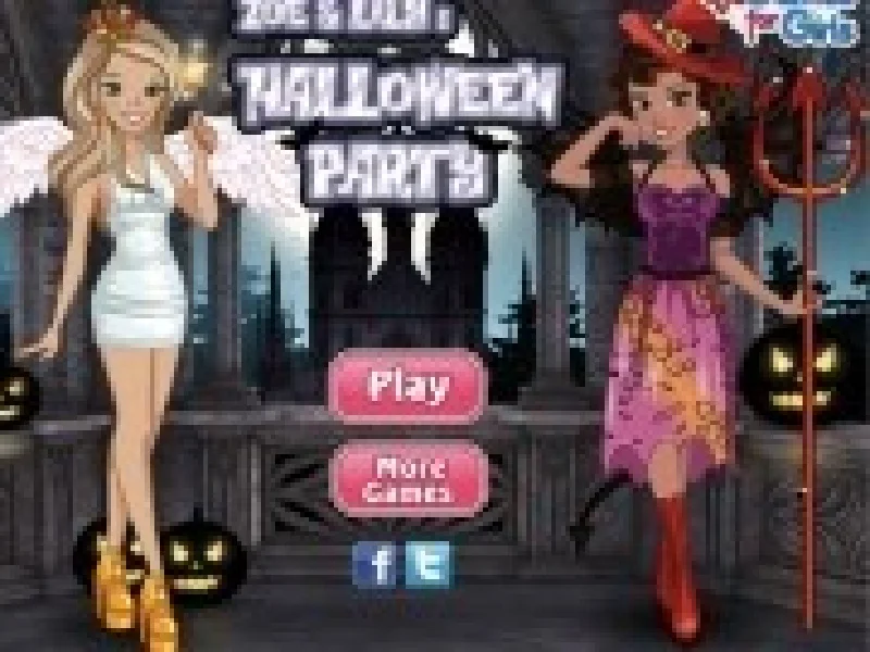 fetele in haine de halloween