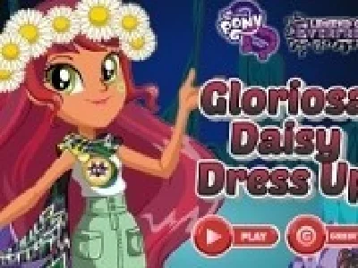 fetele ponei imbracat cu gloriosa daisy
