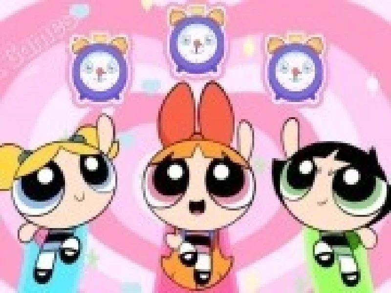 fetele powerpuff si trezirea de dimineata