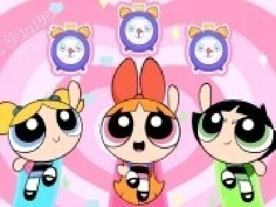 fetele powerpuff si trezirea de dimineata