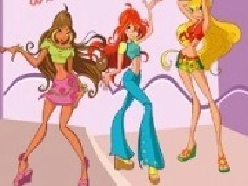 fetele winx la machiat