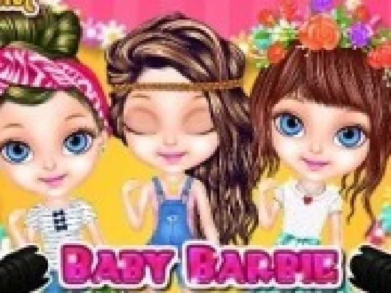 fetita barbie costumat pentru fotografii
