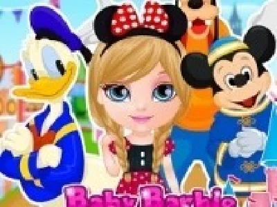 fetita barbie la disneyland