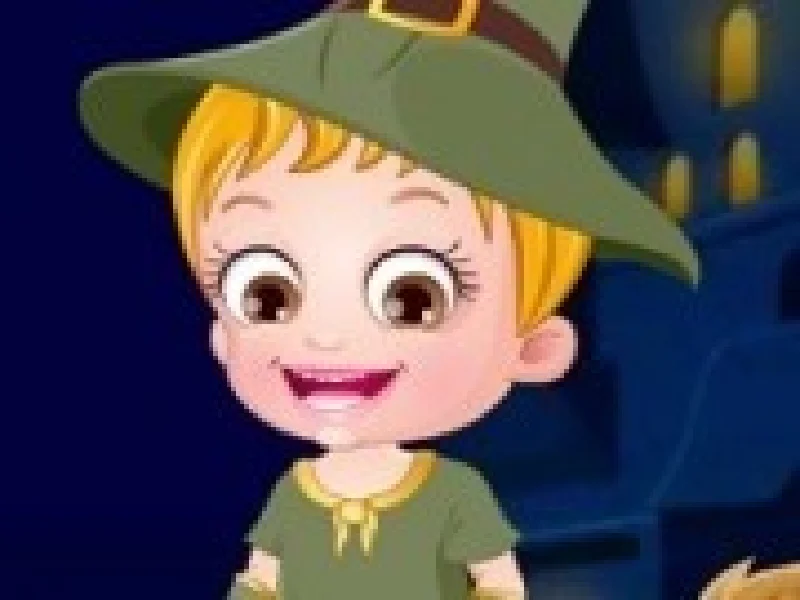 fetita hazel de halloween