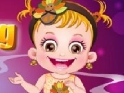 fetita hazel isi face machiaj de sarbatori