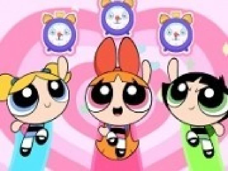 fetitele powerpuff trezirea de dimineata