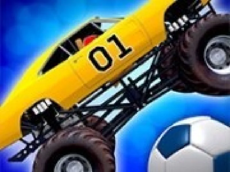 fotbal cu camioane monstru