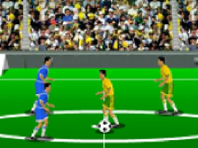 fotbal cu doi fotbalisti
