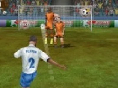 fotbal sut la poarta 3d