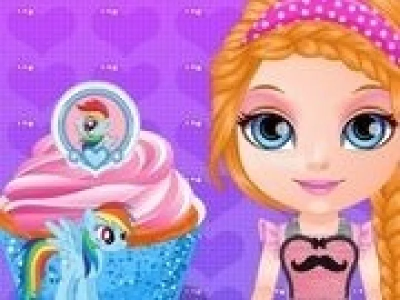 gateste briose my little pony cu bebelusa barbie