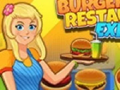 gateste burgeri la restaurant
