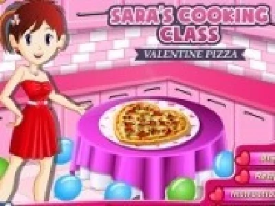 gateste pizza in forma de inima cu sara