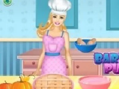 gateste placinta de dovleac cu barbie
