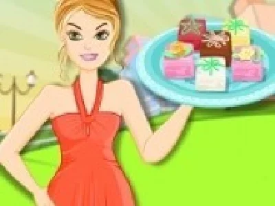 gateste prajituri de martipan cu barbie