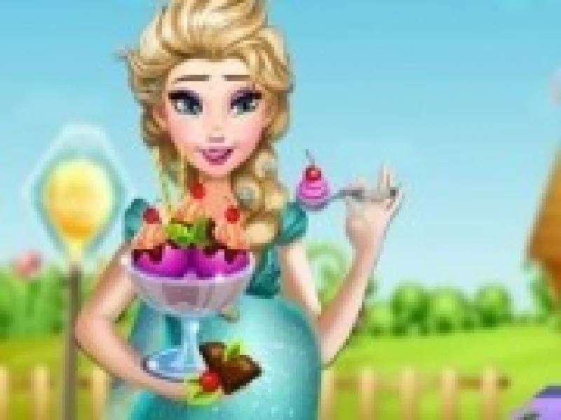 gatit inghetata de fructe cu elsa