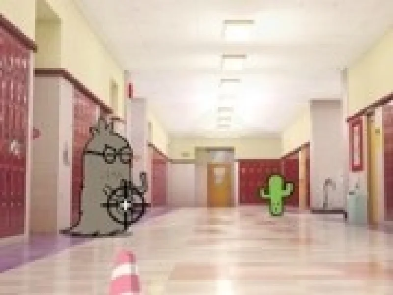gumball si pistolul cu hartie