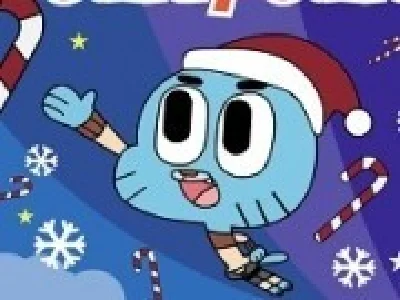 gumball si sarituri pe dulciuri de iarna