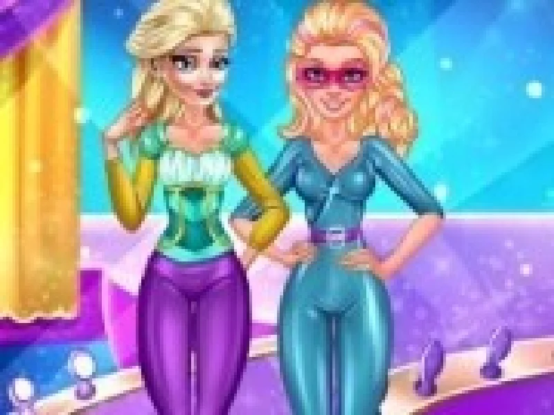 haine de iarna cu elsa si super barbie