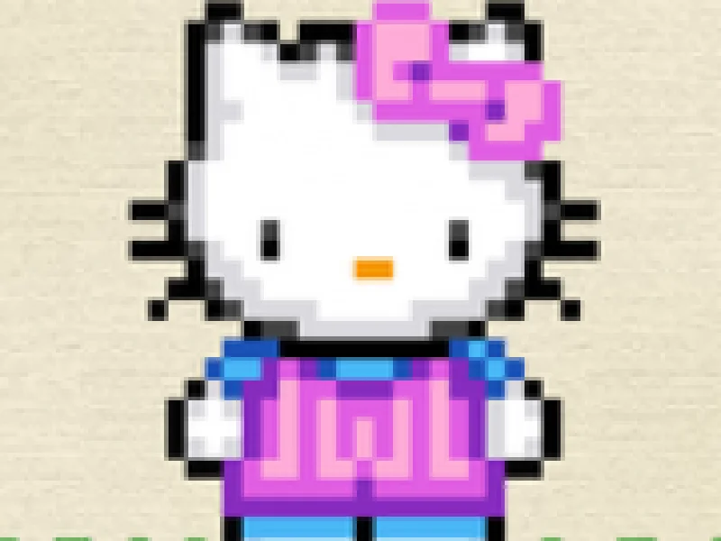 hello kitty de colorat