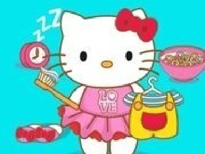 hello kitty la scoala