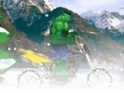 hulk conduce atv iarna