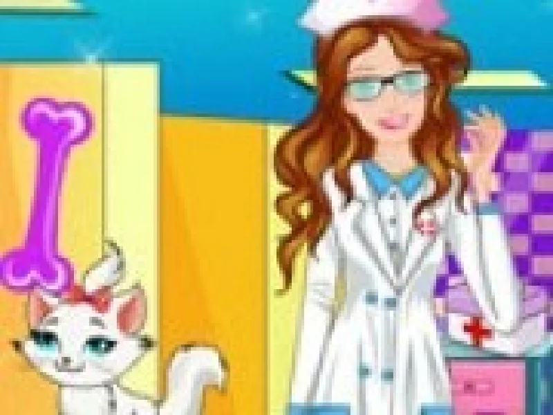 imbraca barbie veterinar