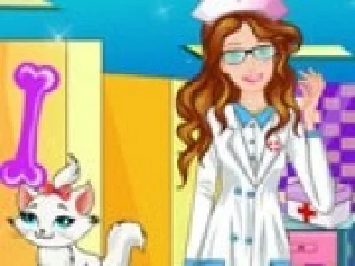 imbraca barbie veterinar
