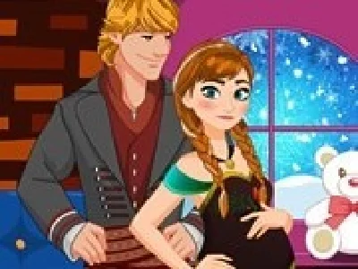imbraca pe anna frozen gravida