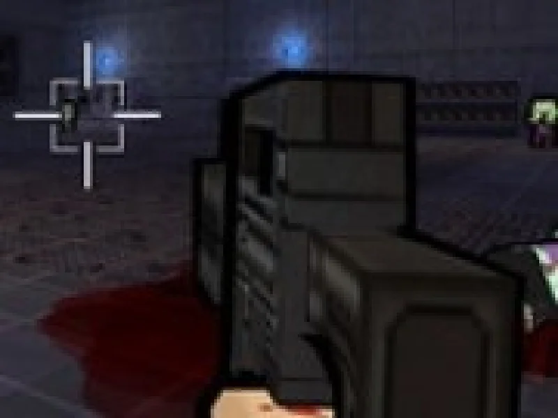 impusca monstrii din minecraft 3d