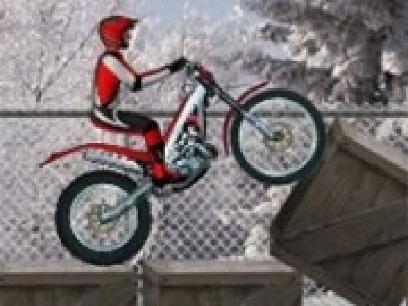incercari de motociclete pe zapada cu viteza