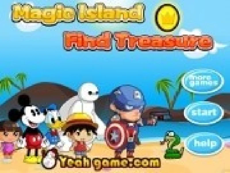 insula magica cu personajele favorite