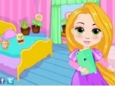 joaca cu bebelusa rapunzel