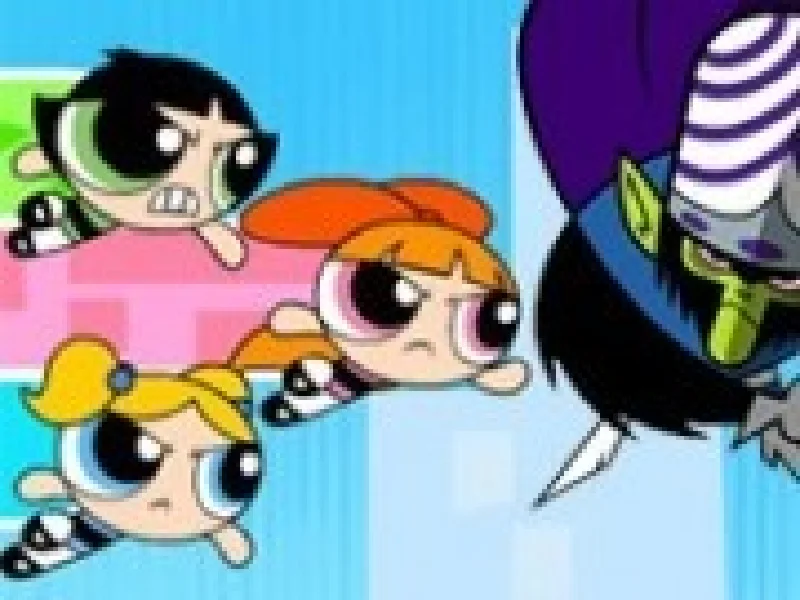 lupta powerpuff impotriva mojo