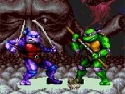 lupte mortal kombat cu testoasele ninja