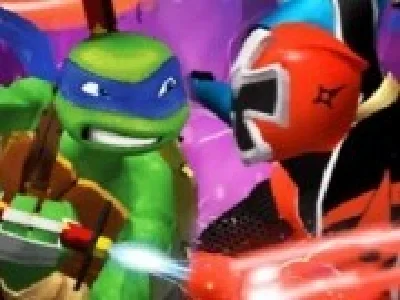 lupte testoasele ninja vs power rangers